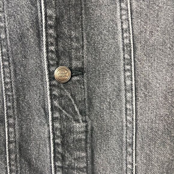 WONDER NATION black denim jacket- kids size XL-14/16 - Picture 8 of 8